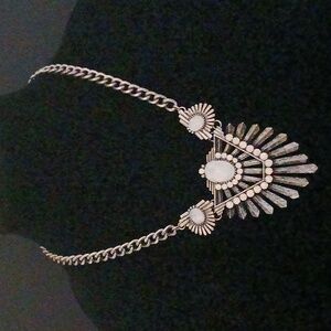 Silver Geometric Necklace